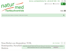 Tablet Screenshot of naturmed.de