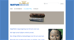 Desktop Screenshot of naturmed.se
