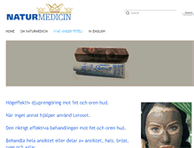 Tablet Screenshot of naturmed.se